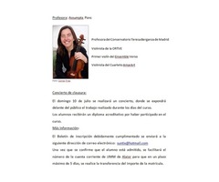 II CURSO DE VIOLÍN EN ALAIOR (MENORCA)