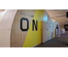 Exposición Guitar ON / OFF en el Museu de la música de Barcelona