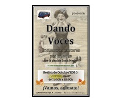 'Dando Voces' en octubre