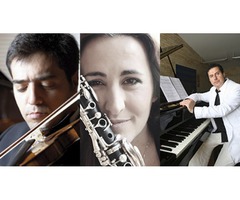 Europa y sus fantasmas, con Mónica Campillo (clarinete), Juan Luis Gallego (violín) y Andreu Riera (
