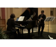 LOS COLORES DEL VIENTO, recital de música francesa para clarinete y piano en el Museo Evaristo Valle