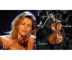 Anne Sophie Mutter y Pablo Ferrández, en el Auditorio Nacional