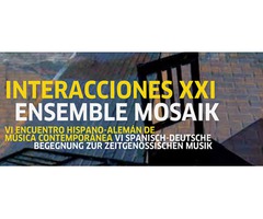RECUERDA: 20 + 21.03.2017 | INTERACCIONES XXI - ensemble mosaik