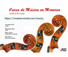 CURSO DE MÚSICA DE MENORCA