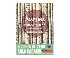 MARTINA QUIERE BAILAR: PRESENTACIÓN DE DISCO EN LA SALA CARACOL