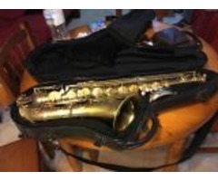 Vendo saxofón tenor selmer s 3 con tudel de plata