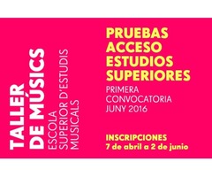 Pruebas de acceso a los Estudios Superiores